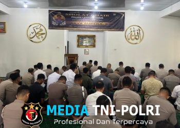 Polres Lampung Timur Gelar Sholat Ghaib dan Doa Bersama untuk Bripka Anumerta Arya Supena
