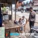 Personel Polsek Mempawah Hulu Sambangi Pusat Keramaian Sampaikan Pesan Kamtibmas