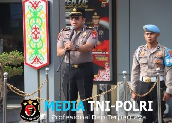 Pimpin Apel Jam Pimpinan, Kabag Ops Polres Kotim Tekankan Profesionalisme dan Sosialisasi Super App Polri