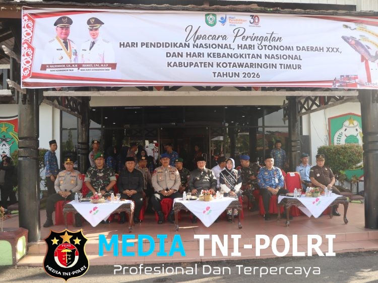 Kapolres Kotim Hadiri Upacara Hardiknas, Otonomi Daerah ke-30 dan Hari Kebangkitan Nasional