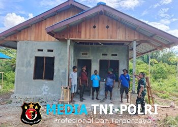 Dandim 1801/Manokwari Cek Langsung Progres Pembangunan RTLH TMMD Ke-128