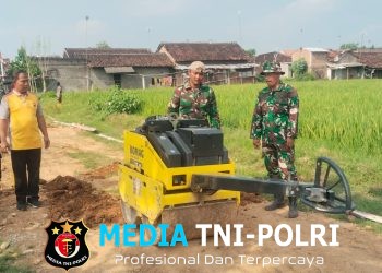 Baby Rolly diturunkan di TMMD Reg ke-128 Kodim 0725/Sragen