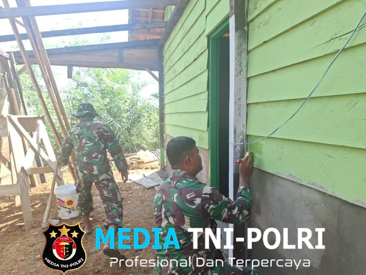 Satgas TMMD ke-128 Kodim 0420/Sarko Tuntaskan RLH Bapak Lukman