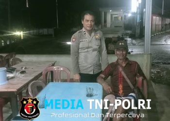 Malam Tenang di Sengah Temila, Polisi Ajak Warga Kompak Lawan Kejahatan