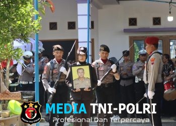Dedikasi Terakhir Bhayangkara, AIPDA Andi Wigunanto Dimakamkan Secara Dinas Kepolisian