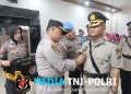 Kapolres Mesuji Pimpin Langsung Upacara Serah Terima Jabatan Pejabat Utama Polres Mesuji