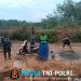 Demi Kemajuan Desa, Satgas TMMD Kodim 0402/OKI Laksanakan Pembukaan Jalan Baru