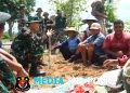 Canda Hangat di Tengah Pengecoran, Dansatgas TMMD Apresiasi Kekompakan Satgas dan Warga