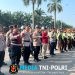 Kapolsek Cikarang Selatan Pimpin Pengamanan Keberangkatan Massa Buruh FSPMI Menuju DPRD Kabupaten Bekasi