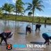 Dansatgas Yonif 123/Rajawali Dorong Ketahanan Pangan, Pos Kimaam Tanam Padi Bersama Warga Distrik Kimaam