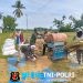 Wujudkan Ketahanan Pangan, Babinsa Turun Sawah Bantu Petani Panen Padi