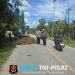 Di Tengah Deru Excavator, Polisi Singgah Beri Himbauan Humanis kepada Pekerja Jalan