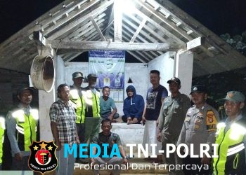 Bhabinkamtibmas Polsek Way Serdang Berkolaborasi dengan Sat pol pp melakukan Patroli Ketertiban Masyarakat