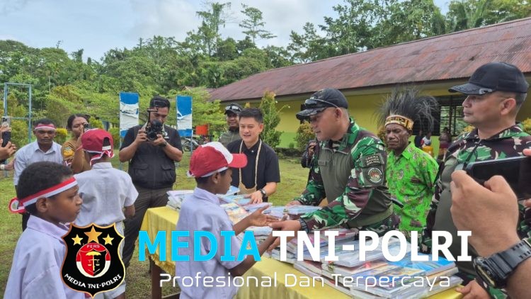 Mendukung Program Pemerintah, Satgas Swasembada Yonif 643/Wns Koops TNI Habema Simulasikan Makan Bergizi Gratis (MBG)