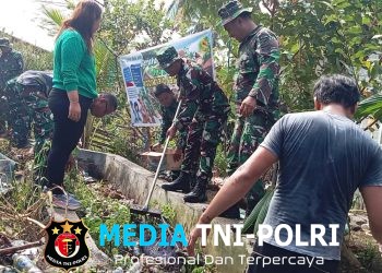 TNI Hadir Untuk Alam dan Masa Depan, Kodim 1310/Bitung Gelar Kerja Bakti Gerakan Indonesia ASRI