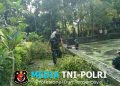 Babinsa Ngadirejo Bersama Warga Gelar Kerja Bakti di Wisata Rohani Goa Maria Sendang Rejo