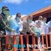 Satgas Swasembada Yonif 751/VJS Bersama Apkam Pegunungan Bintang Musnahkan Narkoba Jenis Ganja di Polres Pegunungan Bintang