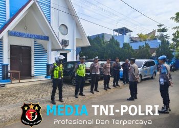 Polres Lampung Utara Amankan Ibadah Kenaikan Yesus Kristus di Gereja