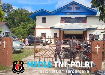 Sebelum Jemaat Datang, Polisi Sterilisasi Gereja Antisipasi Ancaman Berbahaya