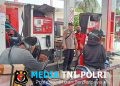 Pastikan Stok BBM Selalu Ada, Personel Polsek Mempawah Hulu Pantau SPBU Karangan