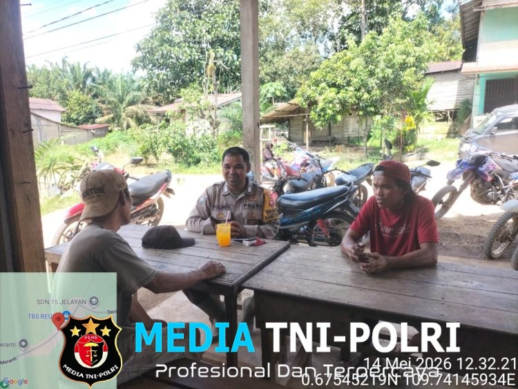 Senyum dan Keakraban Bhabinkamtibmas Jadi Jembatan Menjaga Keamanan Warga