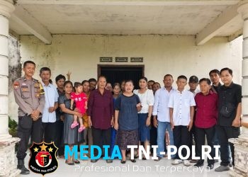 Polres Mesuji dan Polsek Jajaran Melaksanakan Pengamanan Ibadah Peringatan Kenaikan Isa Al-Masih