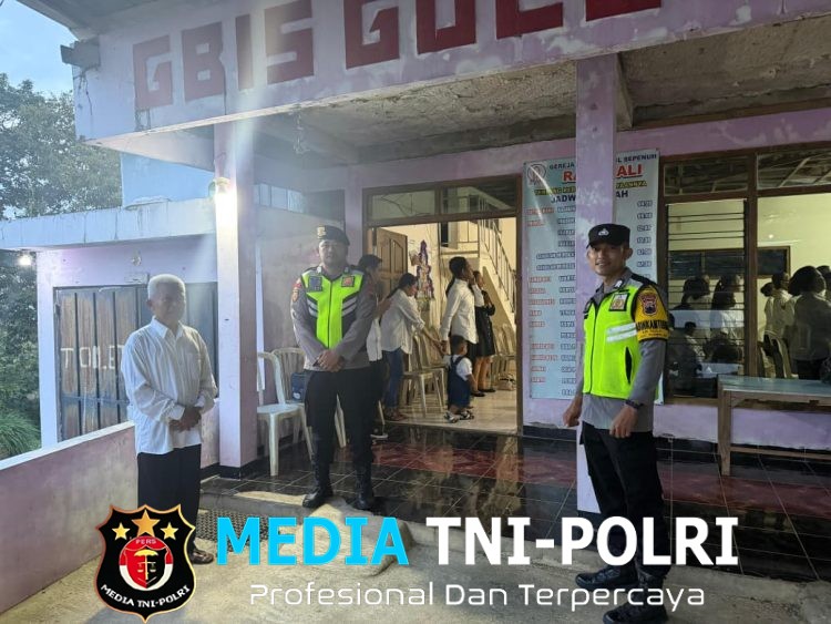 Sterilisasi Hingga Pengawalan Ketat, Polres Wonogiri Jaga Kekhusyukan Ibadah Kenaikan Isa Almasih