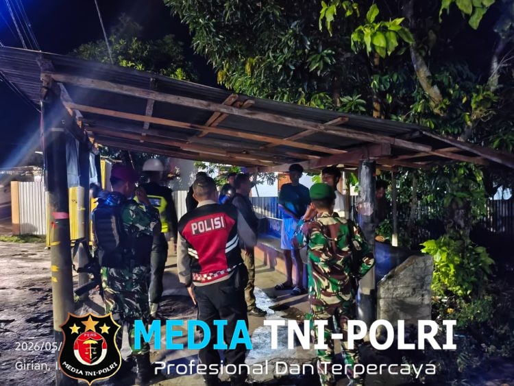 Perkuat Kerjasama Lintas Sektoral, TNI, Polri dan Satpol PP Gelar Patroli Gabungan, Jaga Stabilitas Keamanan di Wilayah Kota Bitung