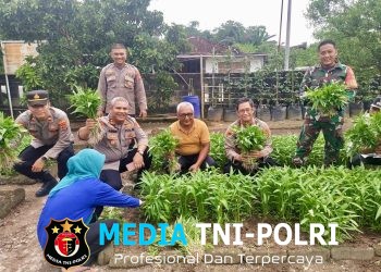 Dit Binmas Polda Lampung Asistensi Program Pekarangan Bergizi di Terbanggi Besar