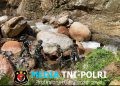 Satgas Karya Bakti TNI Kodam I/BB Mulai Bangun Jembatan Armco di Aek Bagot Taput