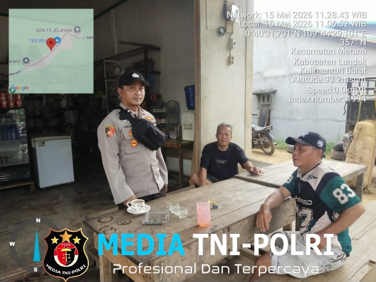 Suasana Akrab Saat Patroli Dialogis, Polisi dan Warga Bahas Keamanan Lingkungan