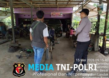 Suasana Bengkel Mendadak Ramai Saat Polisi Datang, Ini yang Disampaikan Petugas