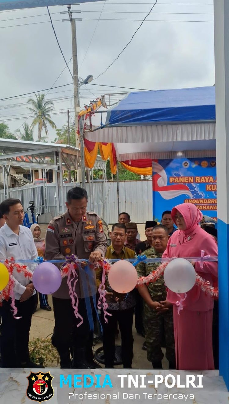 Wujudkan Dukungan Polri Terhadap Generasi Sehat, Polres Tulang Bawang Barat Sukses Launching Satuan Pelayanan Pemenuhan Gizi (SPPG) Yang Ke 2