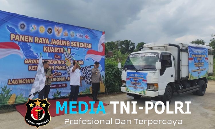 Panen Raya Jagung Serentak, Polres Wonogiri Dukung Ketahanan Pangan Nasional dan Penguatan Ekonomi Petani