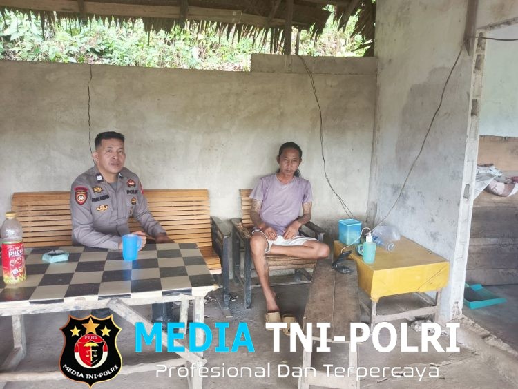 Antisipasi Maling Beraksi, Polisi Patroli Sambangi Rumah Warga di Sebangki