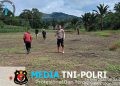 Kapolsek Meranti Dorong Petani Mandiri Lewat Pengecekan Progres Tanaman Jagung