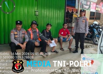 Ajak Warga Desa Darit Jaga Kamtibmas Siang Hari