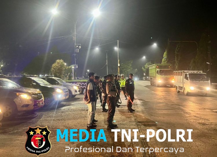 Patroli Malam Digencarkan Cegah C3, Polres Lampung Tengah All Out Jaga Kamtibmas