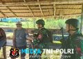Satgas Pamtas Kewilayahan Yonif 410/ALG Pos Teluk Etna Laksanakan Yankesling dan Berikan Edukasi Kesehatan Kepada Masyarakat Kampung Ururu
