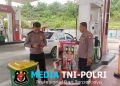 Patroli Siang Polisi Sambangi SPBU, Satpam Diajak Tingkatkan Kewaspadaan dan Jaga Kamtibmas