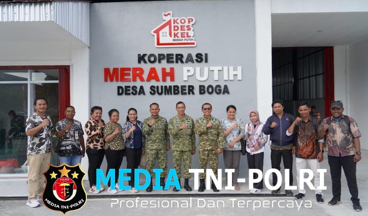 Pangdam XVIII/Kasuari Hadiri Peresmian 1.061 Gedung Koperasi Merah Putih Se-Indonesia Dorong Kebangkitan Ekonomi Rakyat dari Papua Barat