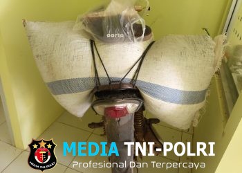 Patroli Malam, Anggota Polsubsektor Ulu Belu Amankan Motor dan Dua Karung Kopi Diduga Hasil Curian, Pelaku Kabur