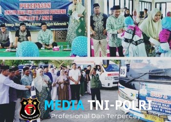 Wakil Bupati Pringsewu Umi Laila Lepas Jamaah Calon Haji Kloter 31