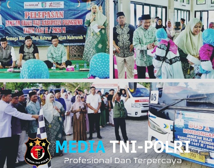 Wakil Bupati Pringsewu Umi Laila Lepas Jamaah Calon Haji Kloter 31