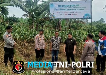 Polres Tanggamus Terima Hibah Sumur Bor PT PGE untuk Polsubsektor Ulu Belu