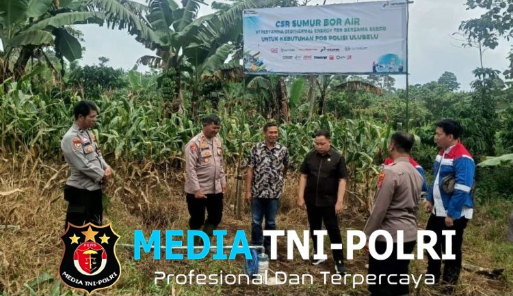 Polres Tanggamus Terima Hibah Sumur Bor PT PGE untuk Polsubsektor Ulu Belu