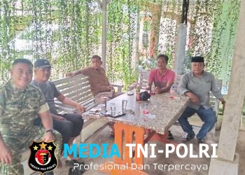 Babinsa Pererat Keakraban dengan Aparat Desa, Wujud Sinergi Jaga Keamanan Wilayah