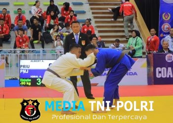 Kontingen Polda Lampung Borong 4 Medali di Hari Pertama Judo Kapolri Cup 2026