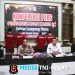 Polres Lampung Utara Gelar Press Release Ungkap Sejumlah Kasus Curanmor dan Sajam