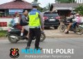 Kanit Lantas Polsek Mempawah Hulu Aktif Laksanakan Strong Point Pagi